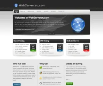 Webserver.eu.com(Web Hosting) Screenshot