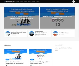 Webservertalk.com(Guides, Reviews, Tutorials for Linux/Windows) Screenshot