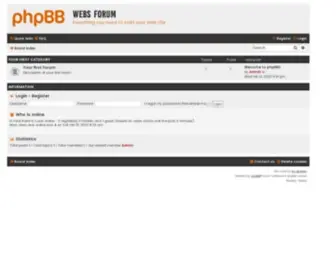 Websforum.com(Webs Forum for Programming) Screenshot
