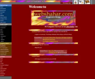 Webshahar.com(#1 Computer Services at Los Angeles California for Website and Graphic Design and Computer Support in California) Screenshot