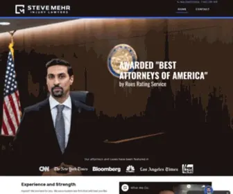 Webshark360.com(Steve Mehr Injury Lawyers) Screenshot