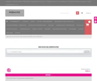 Webshopje.nl(Welkom bij) Screenshot