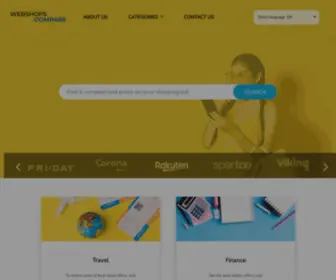 Webshopscompare.com(WebShopsCompare) Screenshot