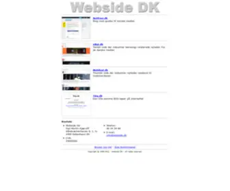 Webside.dk(Webside) Screenshot