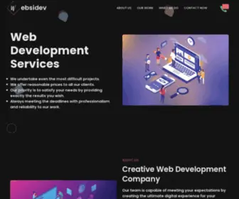 Websidev.com(Custom Web & Mobile Application Development Services) Screenshot