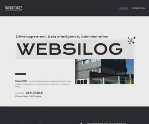 Websilog.com(Ingénierie Informatique) Screenshot