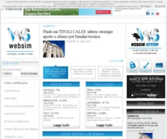 Websim.it(Finanza) Screenshot