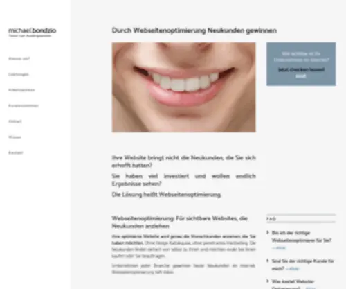 Website-Optimieren.com(Durch Webseitenoptimierung Neukunden gewinnen) Screenshot