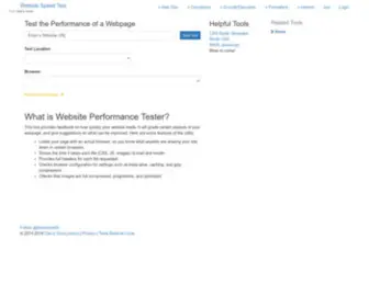 Website-Performance.org(Website Performance Test) Screenshot