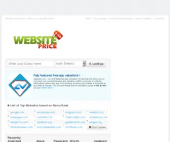 Website-Price.com(Website Price) Screenshot