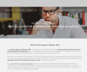 Website-Seo.ch(SEO Agentur & Webdesign Experten im Aargau) Screenshot