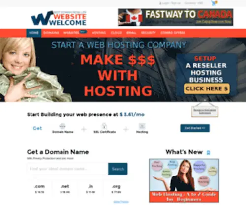 Website-Welcome.com(WebsiteWelcome websitewelcome.com hosting) Screenshot