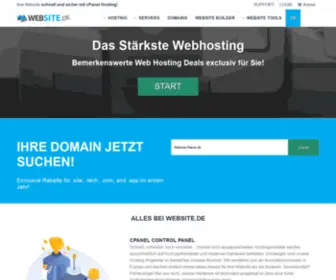 Website.de(Webhosting und Domains) Screenshot