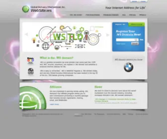 Website.ws Screenshot