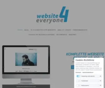 Website4Everyone.at(Webseite erstellen lassen) Screenshot