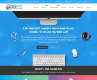 Website500K.com(Làm) Screenshot