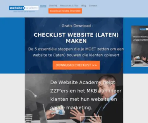 Websiteacademy.nl(Website Academy) Screenshot