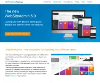 Websiteadmin.biz(WebSiteAdmin) Screenshot