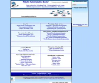 Websiteadministrationcenter.com(Website Administration Center) Screenshot