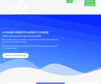 Websiteagencycourse.com(How to start a 6 figure Web Design Business) Screenshot