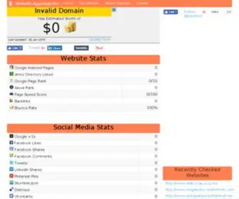 Websiteappraisalpro.com(Websiteappraisalpro) Screenshot