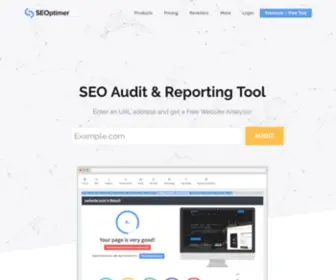 Websiteauditserver.com(Analyze websites with free seo audit & reporting tool) Screenshot