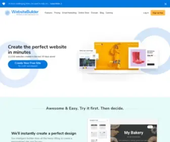 Websitebuilder.com(Create Your Own Free Website in Minutes) Screenshot