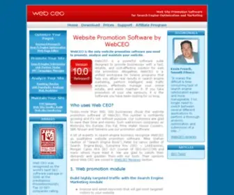 Websiteceo.com(Web Promotion Software "WebCEO") Screenshot