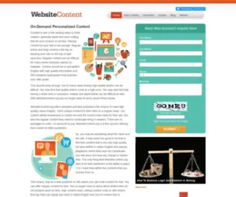 Websitecontent.org(Websitecontent) Screenshot