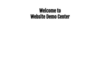 Websitedemocenter.com(Website Demo Center) Screenshot