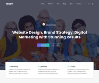 Websitedemolive.com(Creative Agency Template) Screenshot