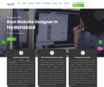 Websitedesignersinhyderabad.com(Website Designers In Hyderabad) Screenshot