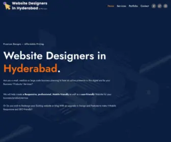 Websitedesignersinhyderabad.in(Website Designers in Hyderabad) Screenshot