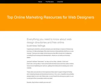 Websitedesignerslist.com(Top Resources for Finding Web Design Companies & Freelancers) Screenshot