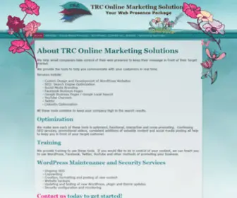 Websitedesignfirm-TRC.com(TRC Online Marketing Solutions) Screenshot