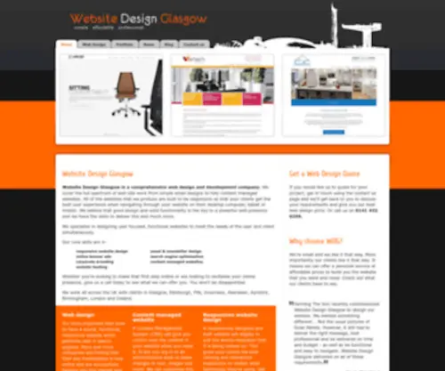 Websitedesignglasgow.co.uk(Web design by Website Design Glasgow) Screenshot