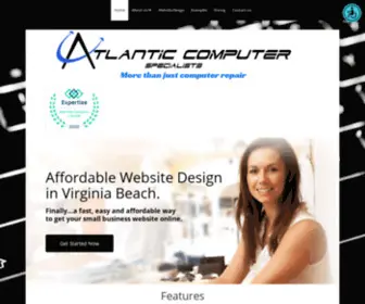 Websitedesignsvirginiabeach.com(Website Designs Virginia Beach) Screenshot