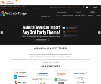 Websiteforge.com(Ecommerce Web Design) Screenshot