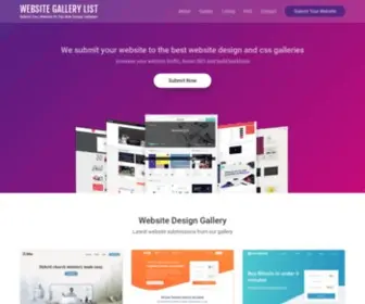 Websitegallerylist.com(Website Gallery List) Screenshot