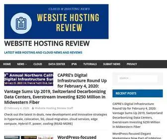 Websitehostingreview.org(Website Hosting Review) Screenshot