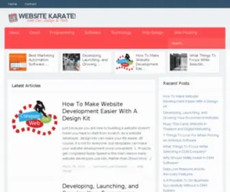 Websitekarate.com(Website Karate) Screenshot