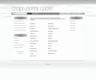 Websitelist.com.ar(Web Site List Directory) Screenshot