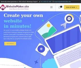 Websitemaker.site(Website Maker Company In Delhi India Website Designing India) Screenshot