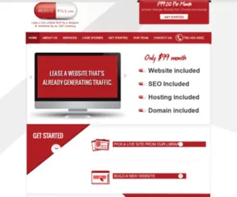 Websitepill.com(Website Leasing Services Company) Screenshot