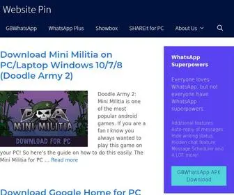 Websitepin.com(WebsitePIN) Screenshot