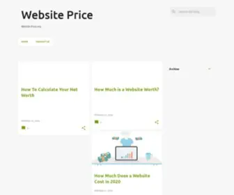 Websiteprice.org(Website price) Screenshot