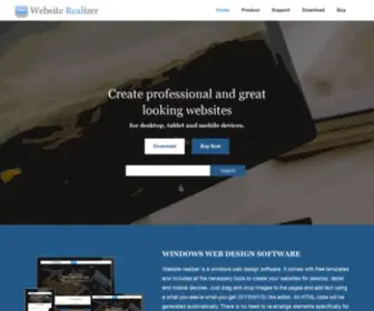 Websiterealizer.com(Easy Website Builder) Screenshot