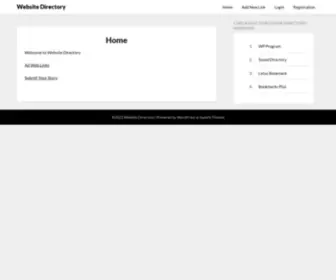 Websites-Directory.com(Your Link Directory Website) Screenshot
