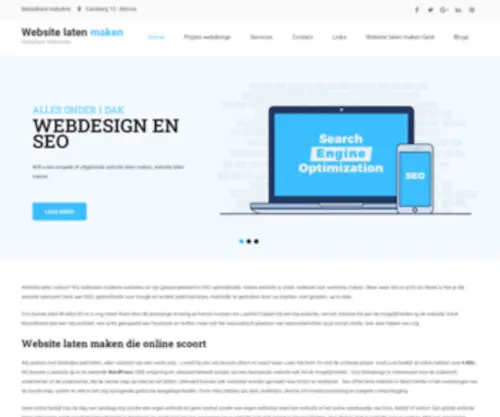 Websites-Laten-Maken.be(Webdesign, SEO & linkbuilding op maat) Screenshot