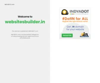 Websitesbuilder.in(This domain is parked with) Screenshot